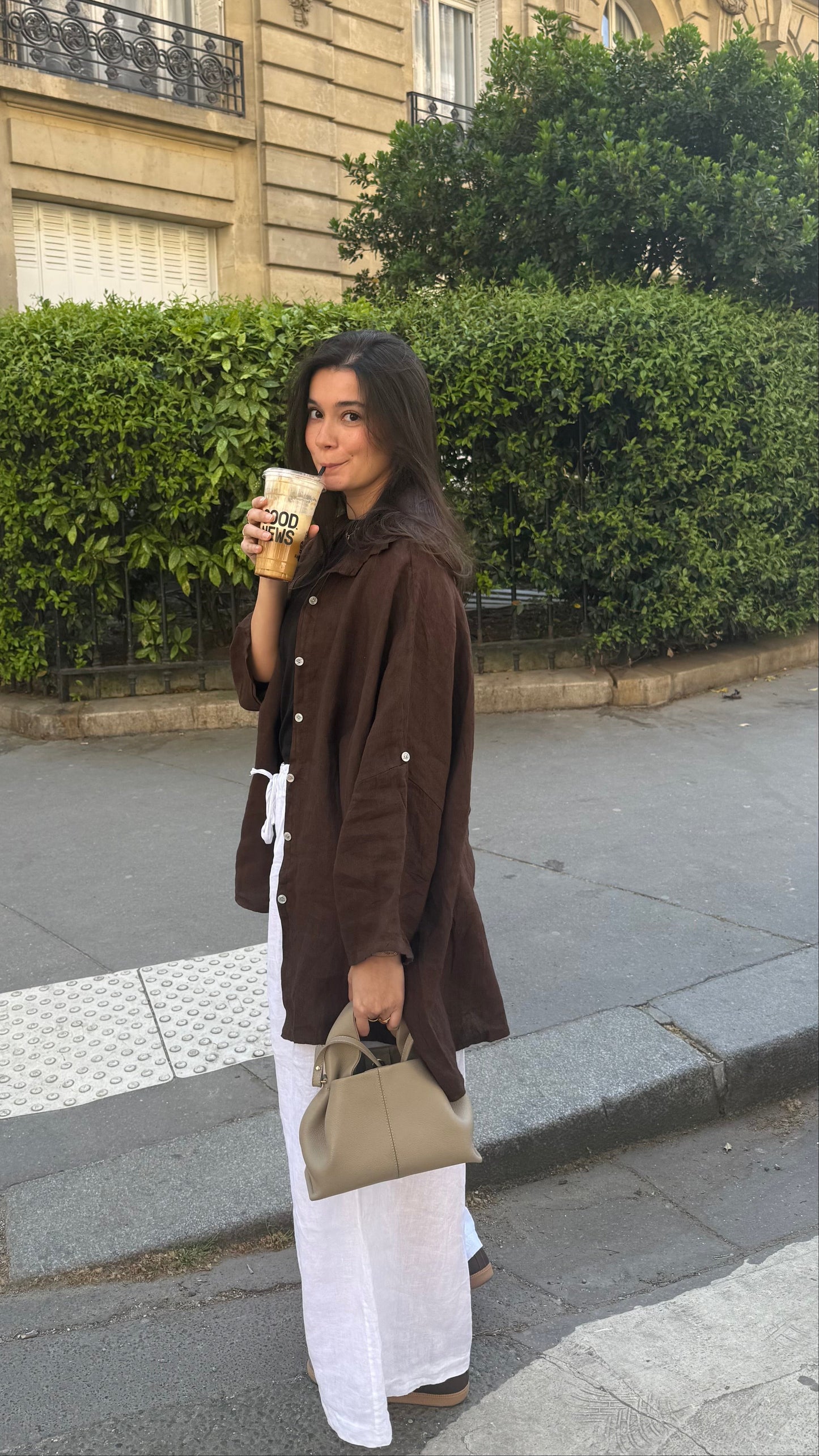Chemise Lina Chocolat