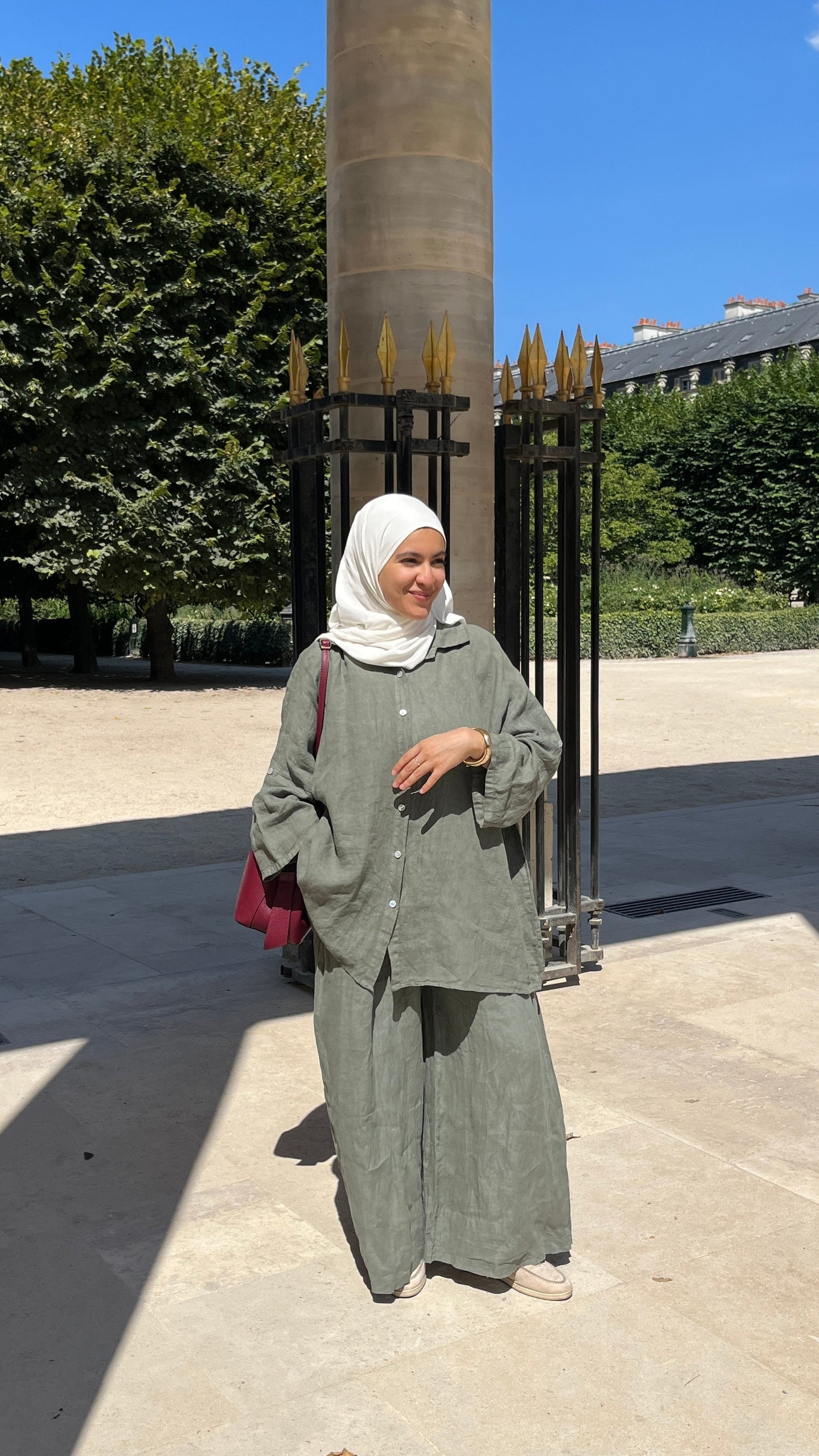 Chemise Lina Kaki