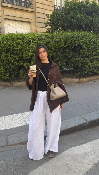 Chemise Lina Chocolat