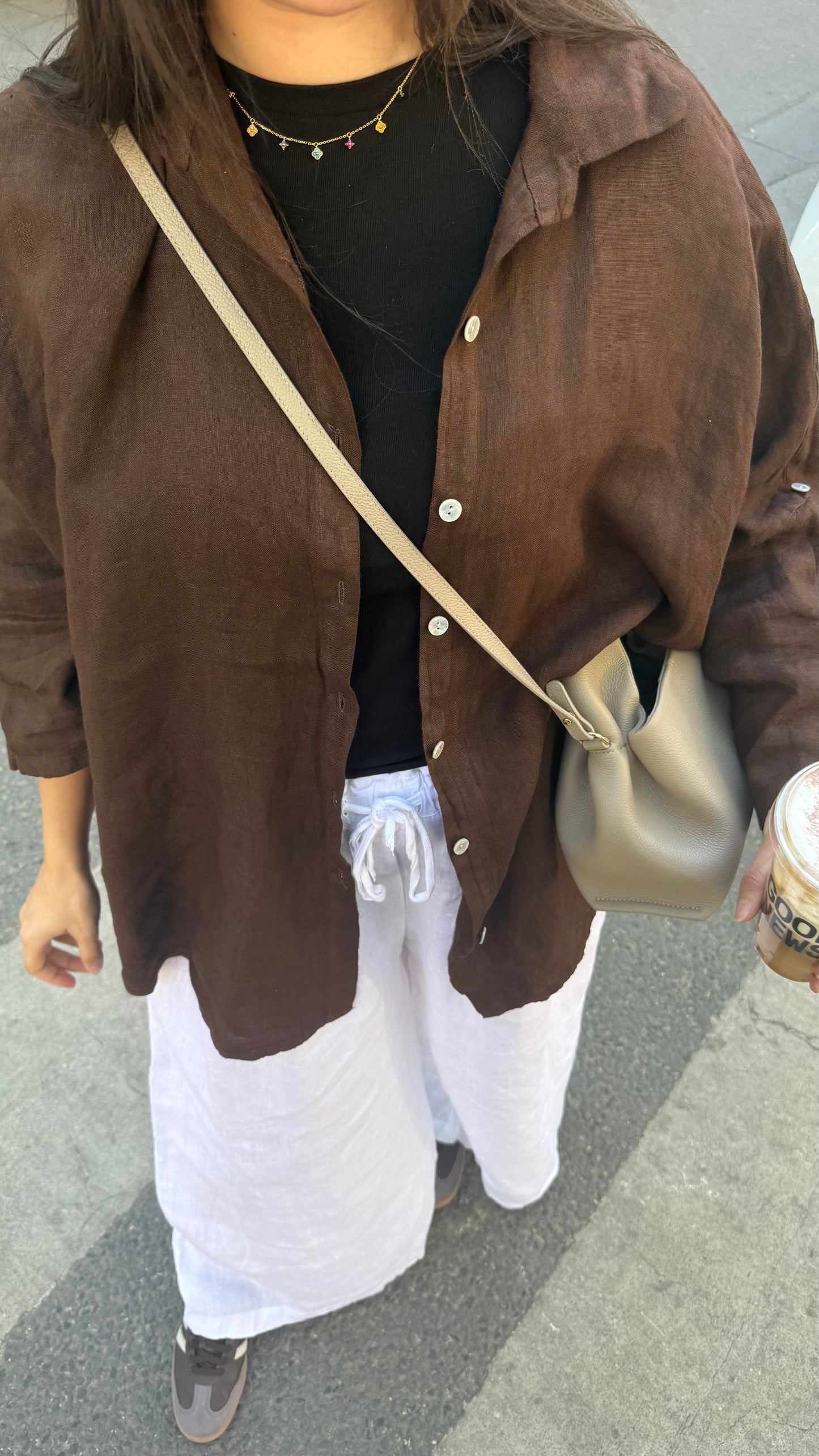 Chemise Lina Chocolat