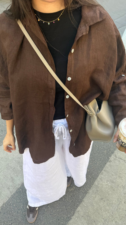 Chemise Lina Chocolat