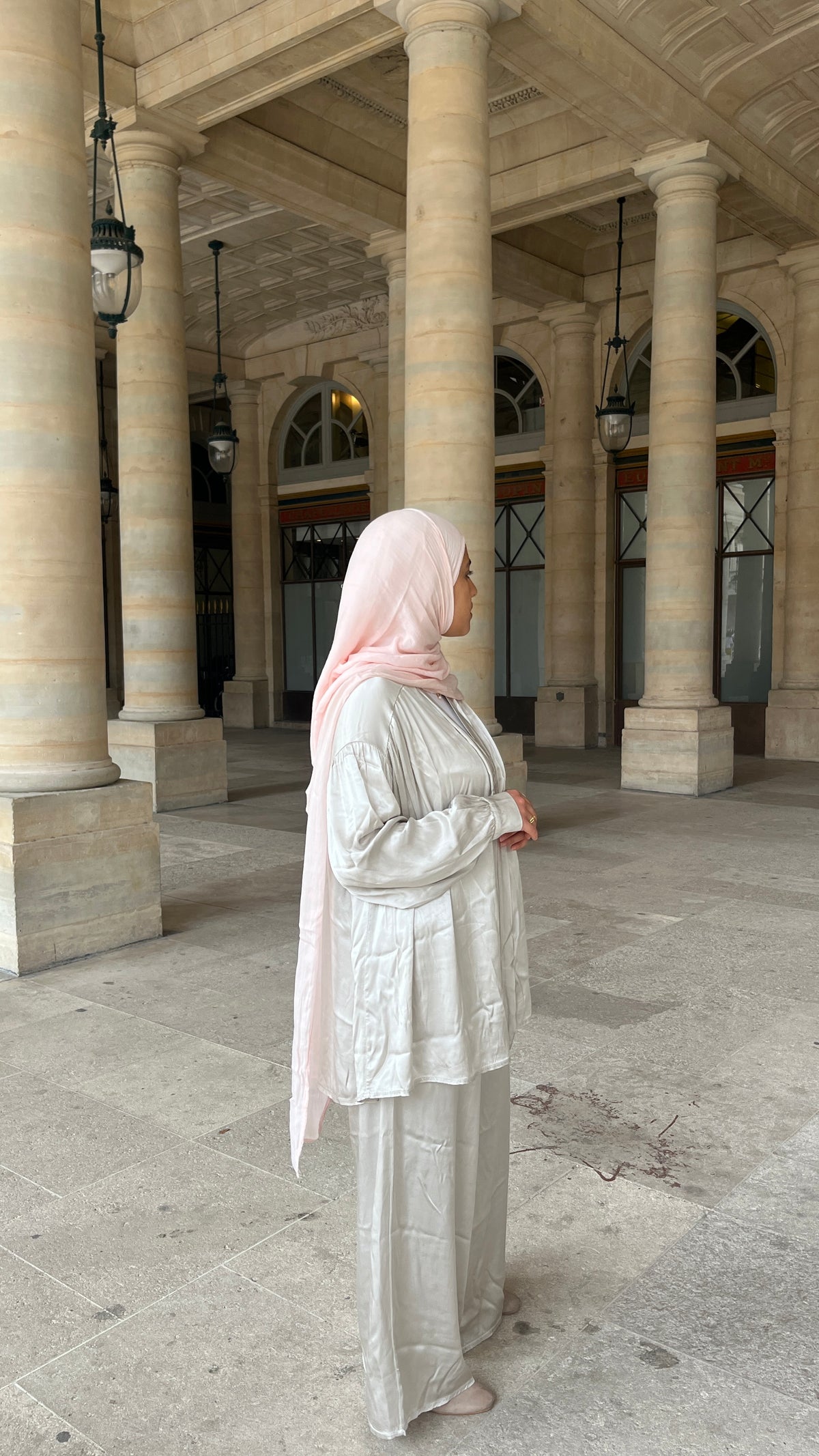 Pantalon Silky gris