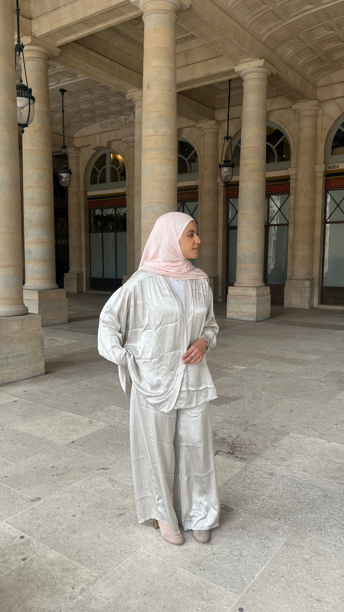 Pantalon Silky gris