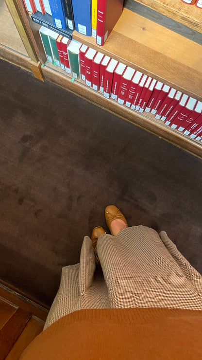 Jupe Paula beige & caramel
