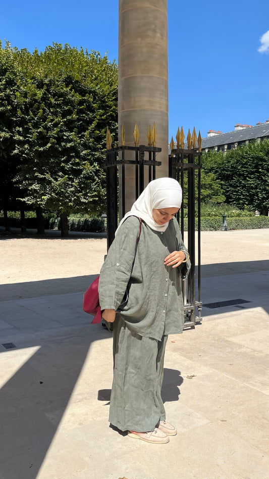 Chemise Lina Kaki