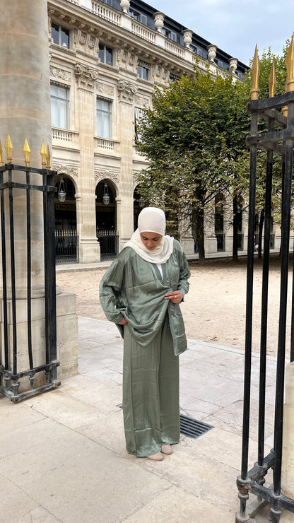 Gilet Silky kaki