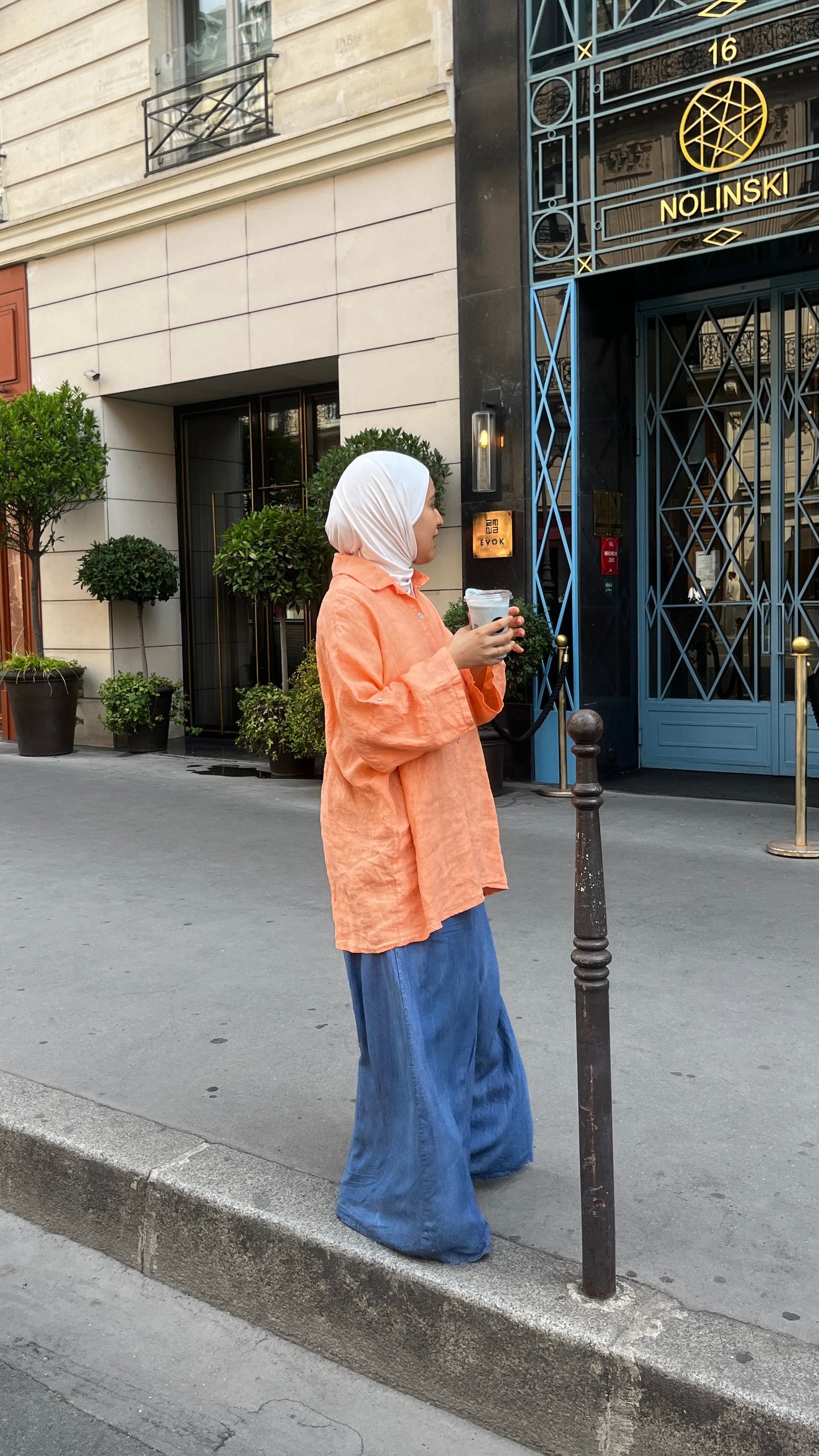 Chemise Lina Pêche