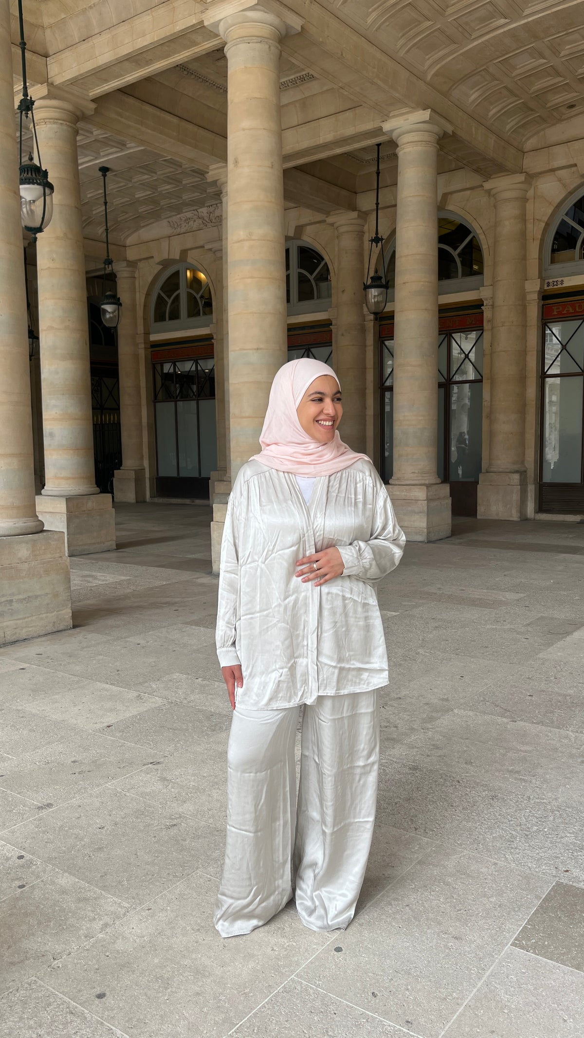 Pantalon Silky gris