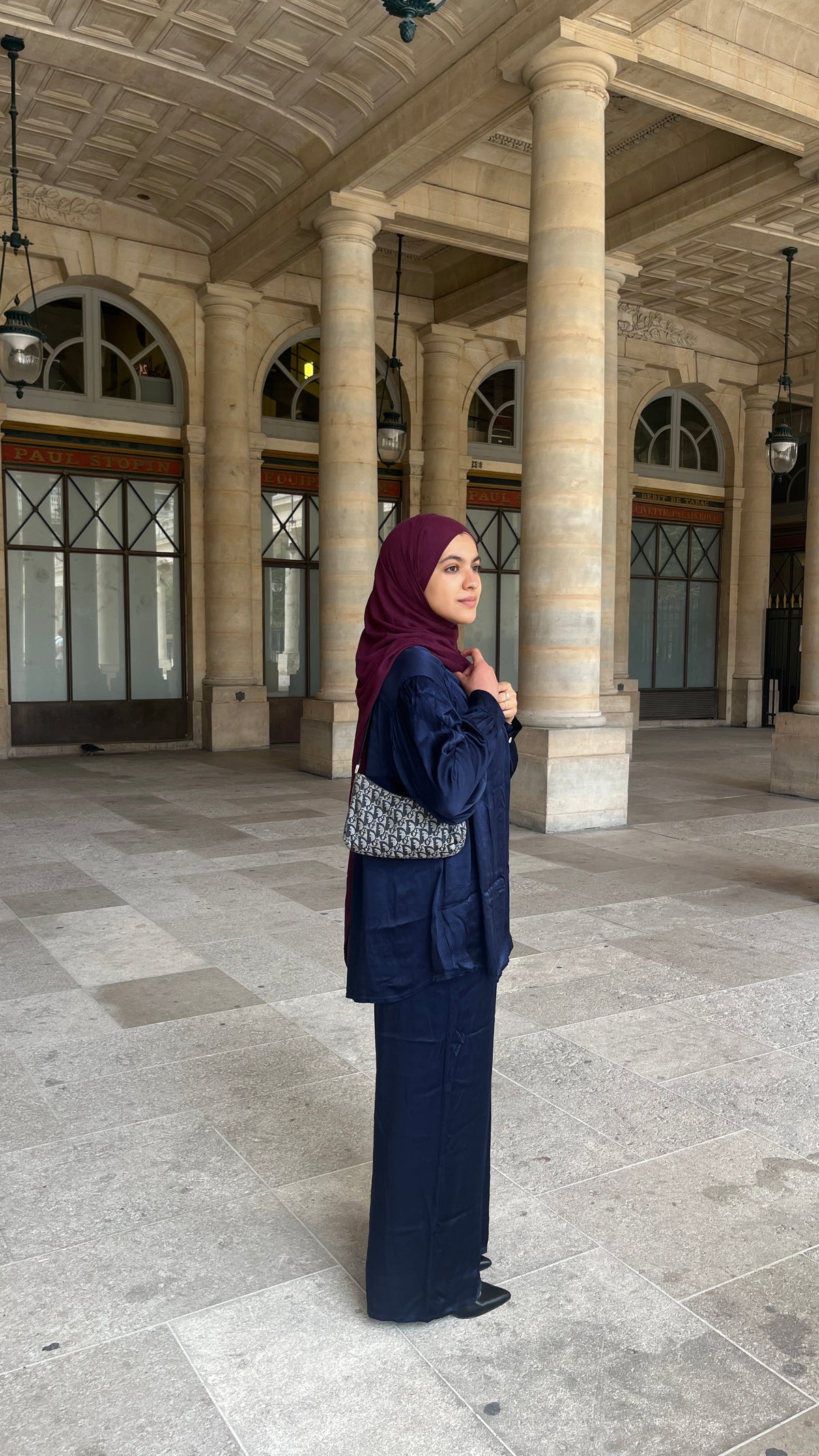 Pantalon Silky Bleu marine