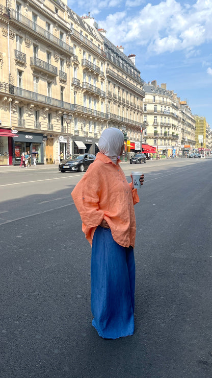 Chemise Lina Pêche