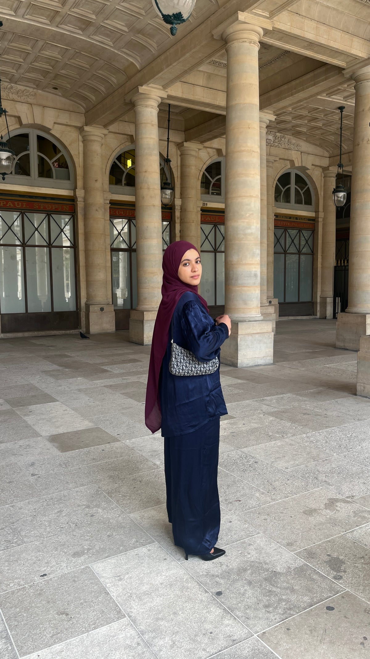 Pantalon Silky Bleu marine