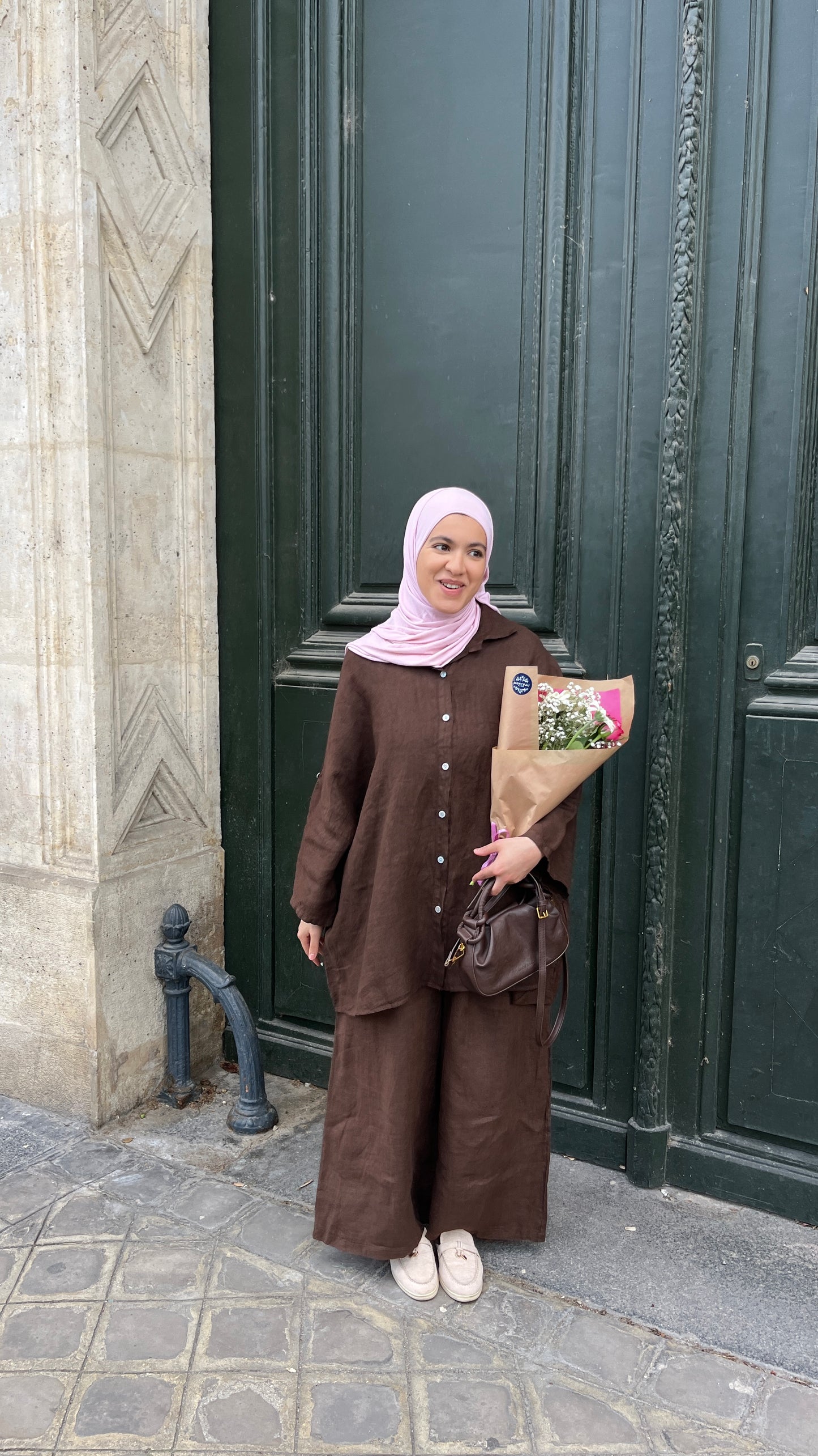 Chemise Lina Chocolat