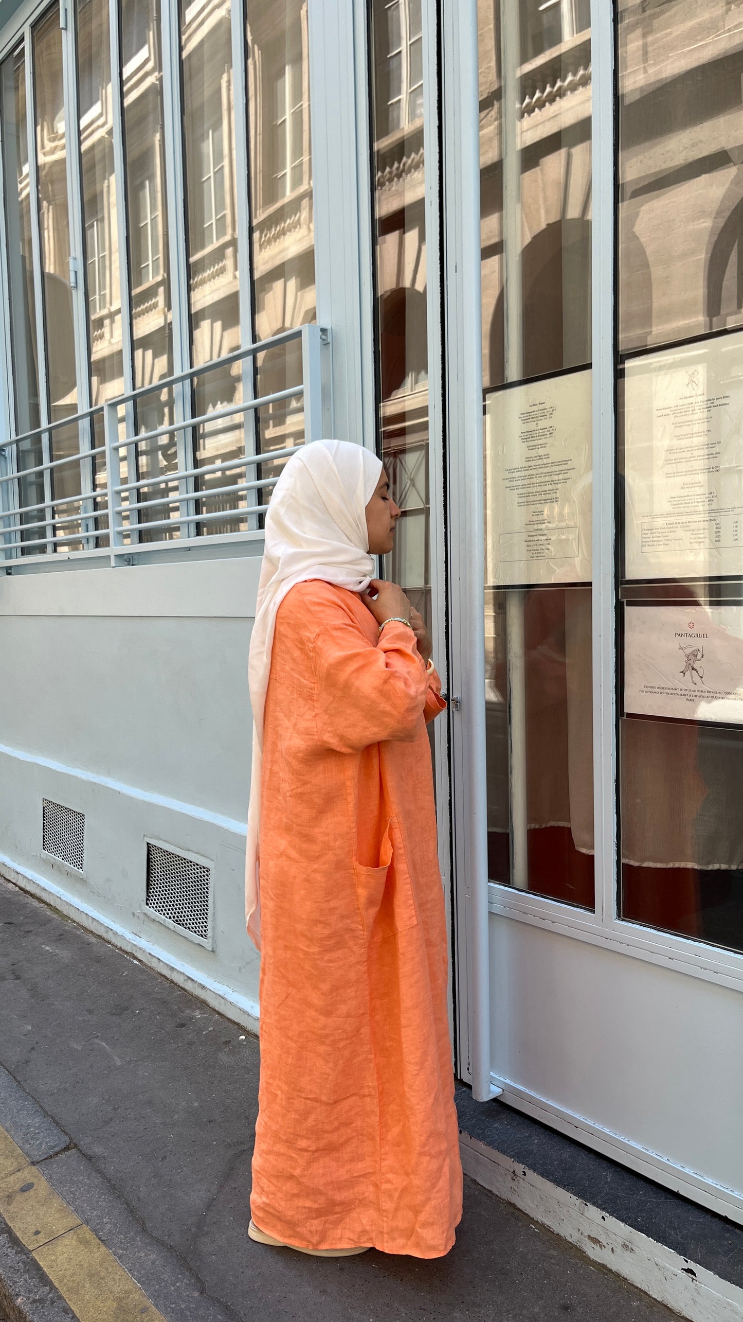 Robe Alina Pêche