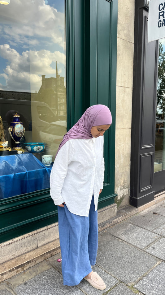Pantalon Lino Bleu Denim
